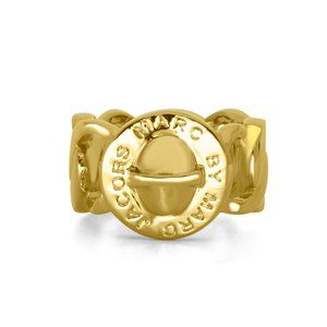 Marc by Marc Jacobs Gold Tone Turnlock Ring